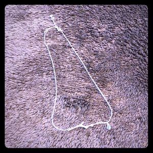 Silver Chloe and Isabel branch w/ crystal necklace